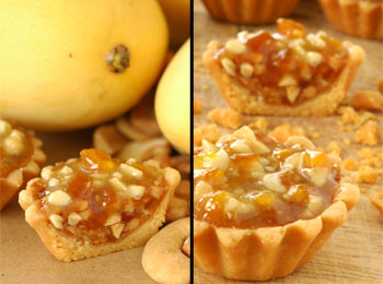 Virgie's Chewy Mango Cashew Tarts